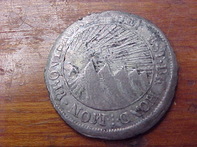 Honduras,-2-Reales,-1847